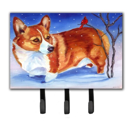 Carolines Treasures Corgi Cardinal Buddy Leash or Key Holder 7411TH68